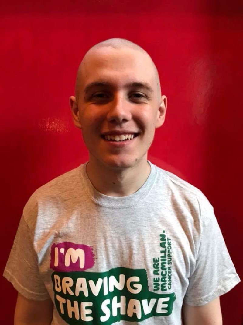 Other image for Young actor braves the shave to prepare for part